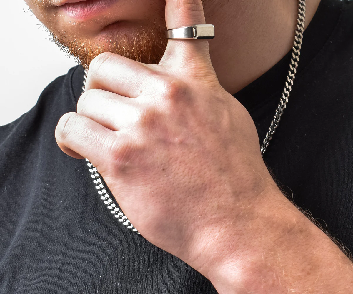 Engravd Silver Ring - Personalised Initials - Image 3