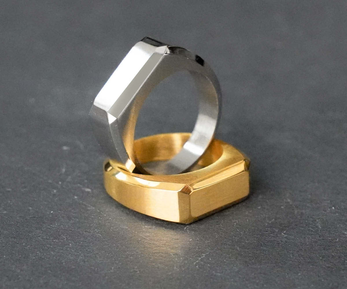 Engravd Silver Ring - Personalised Initials - Image 8