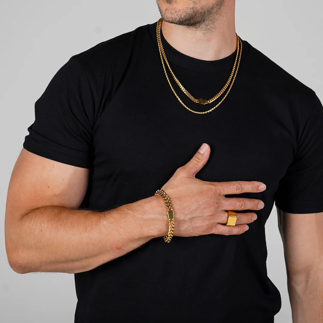 Gold Cuban Chain Bracelet - Image 11