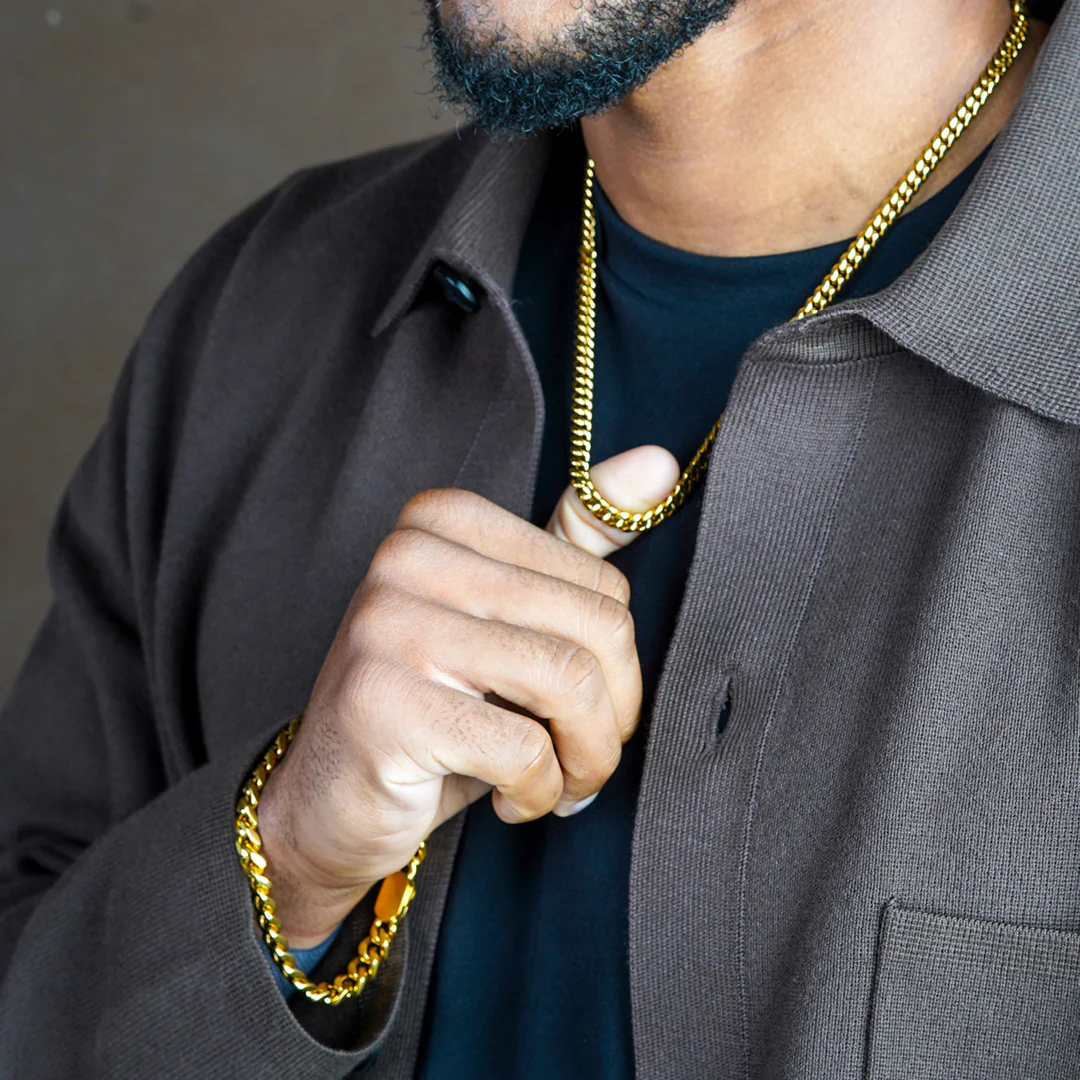 Gold Cuban Chain Bracelet - Image 13