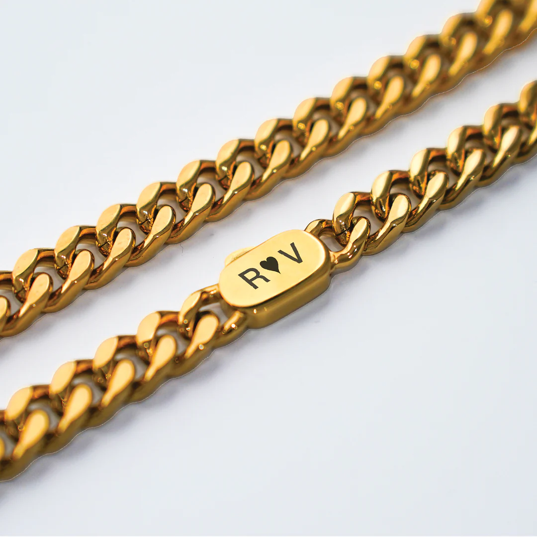 Gold Cuban Chain Bracelet - Image 9