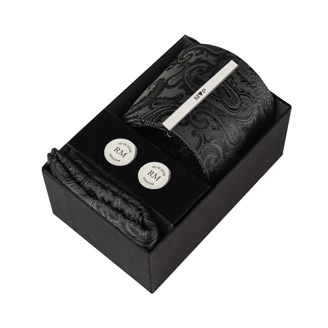 Paisley Black Tie - Image 2