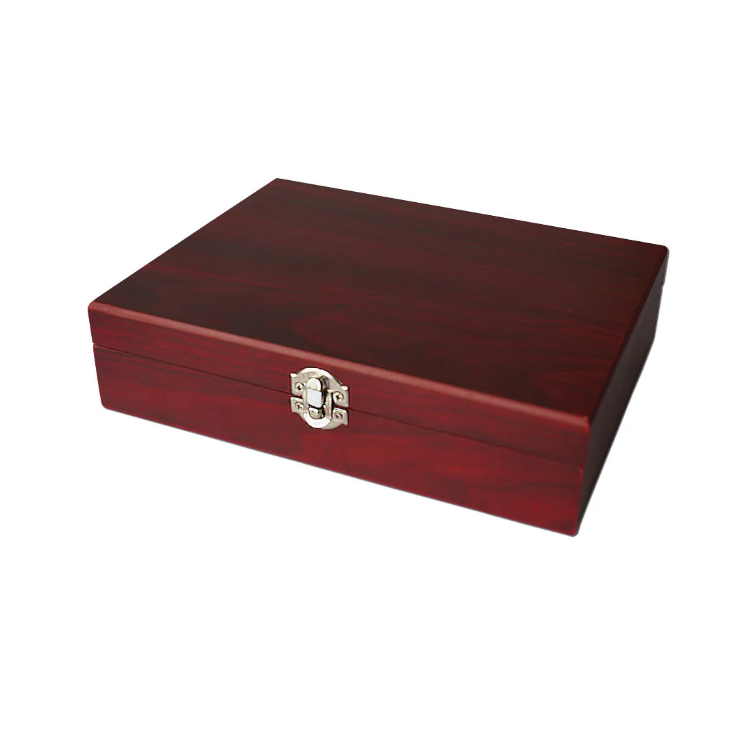Premium Matte Black Hip Flask and Cuff Link set Giftbox - Image 2