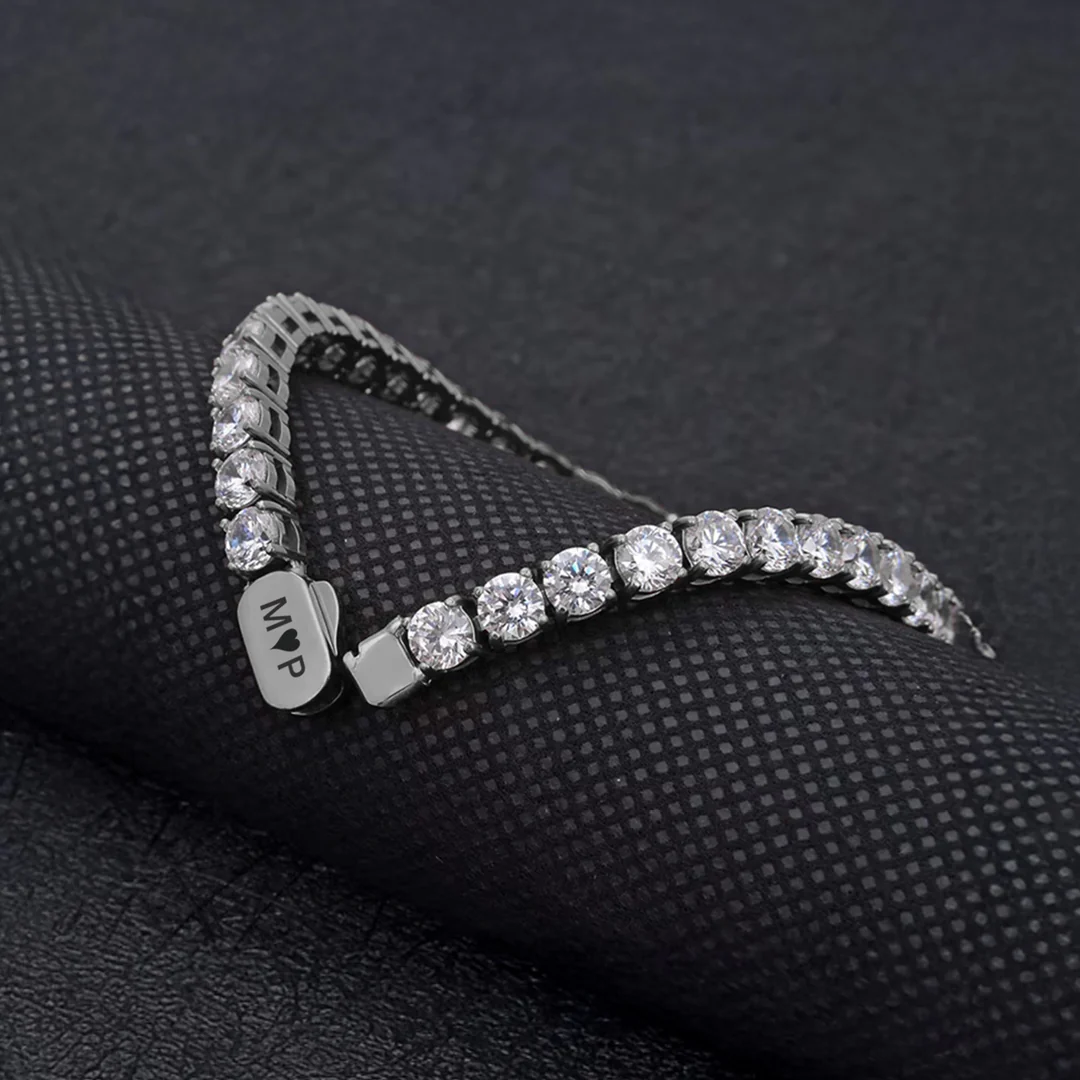 Silver Tennis Chain - 5mm - Image 2